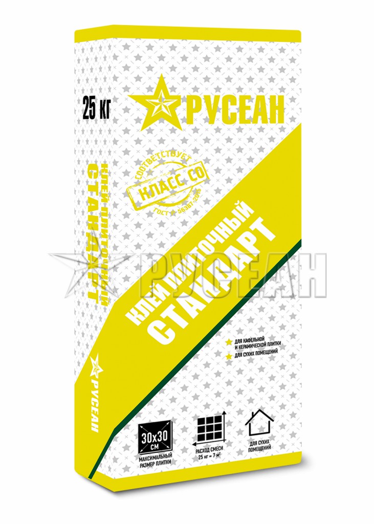 Плиточный клей «Русеан». Свойства и применение. фото
