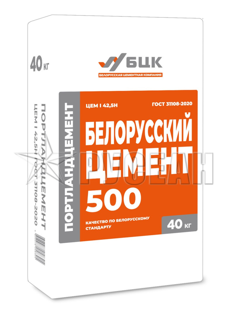 Цемент ЦЕМ I 42,5Н в мешках по 40кг фото товара